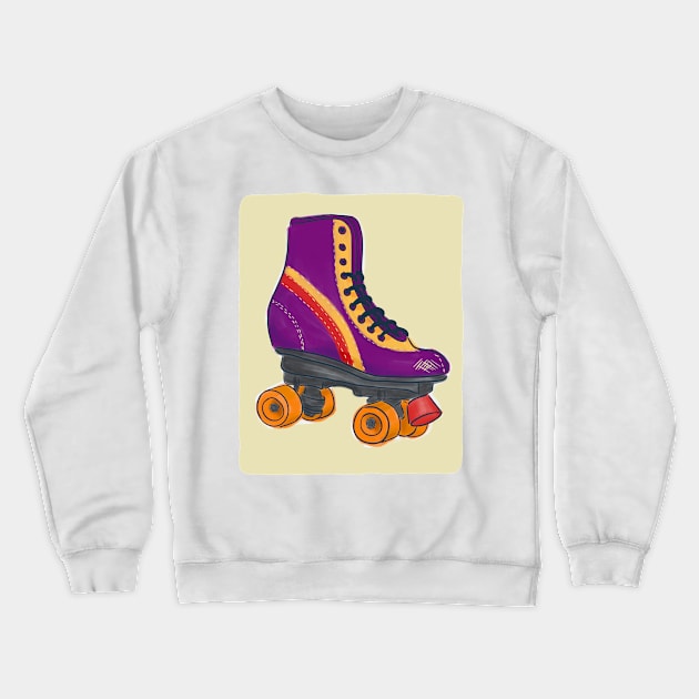 Retro roller skate Crewneck Sweatshirt by Indigoego